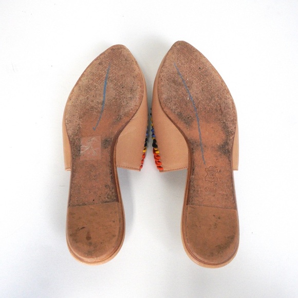 Tory Burch Sienna Mule Sz 5.5 Luxury Colorful Fun Quirky‎ Artsy - Picture 5 of 7